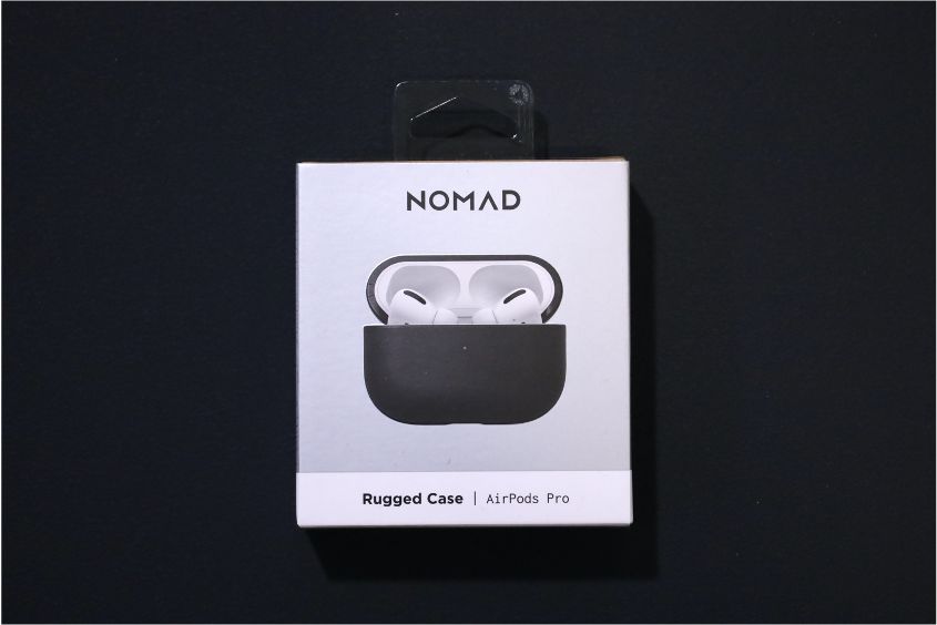 AirPods ProレザーケースのNOMAD Rugged Caseの外箱