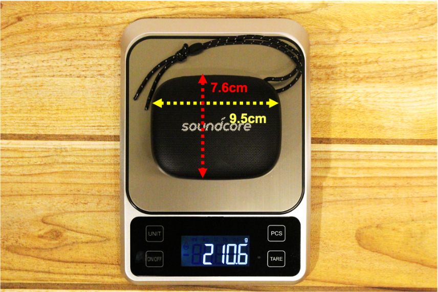 Anker SoundCore Icon Miniサイズ感と重量